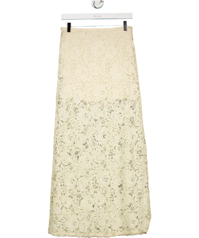 Knitted Women's CardigansCharli Cream Alba Lace Maxi Skirt UK M/L