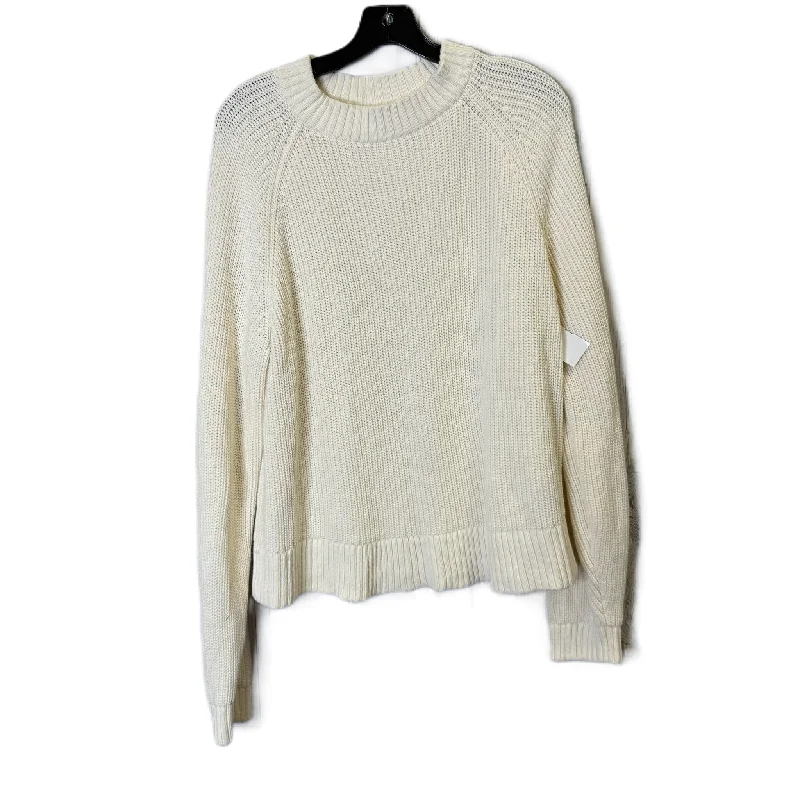 Women's Sweetheart Collar SweatersSweater By Old Navy In Cream, Size: L