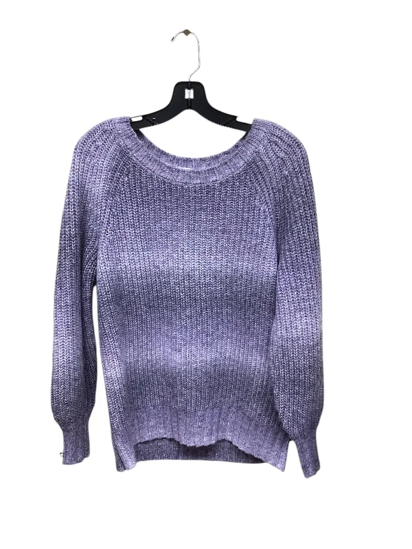 Women's Rounded Collar SweatersSweater By Gap In Purple, Size: S