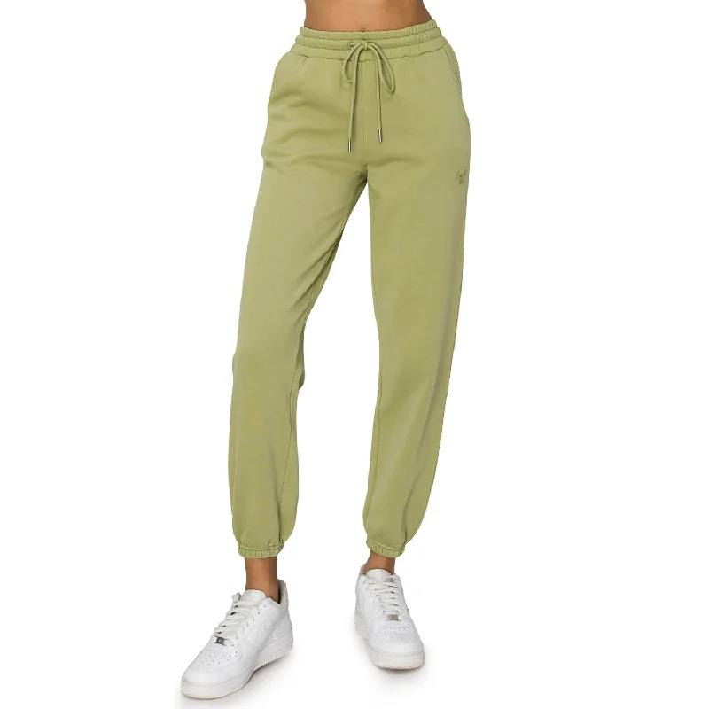 Women's Jodhpurs with Long LengthCloud Fleece Sweatpants - Wasabi