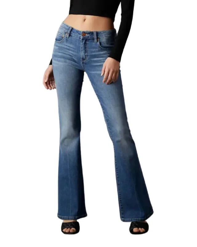  Women's High-Waisted PantsMaya Mid Rise Denim Jeans In Seville