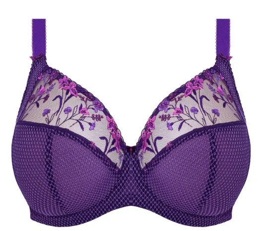 padded balconette braCharley EL4380 - Plunge Bra - FASHION Color: Iris (Pre-Order)