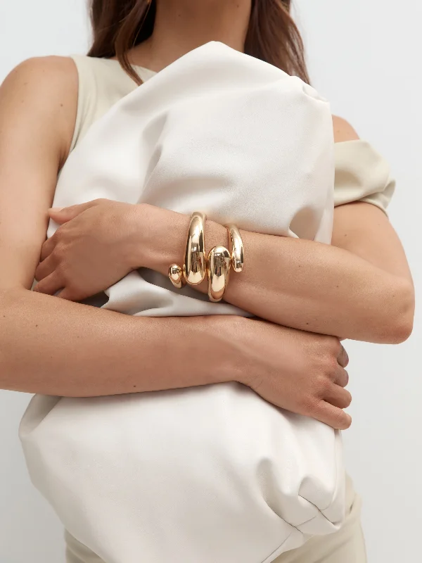 Women's Jumpsuits with Lapel CollarINFINITY BANGLE