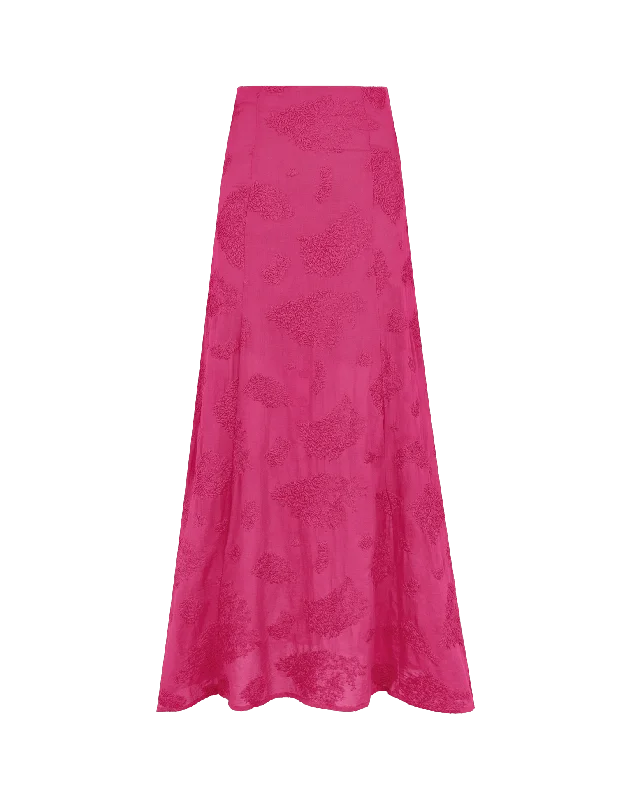 Women's Knit SkirtsJordana Long Skirt - Orchid