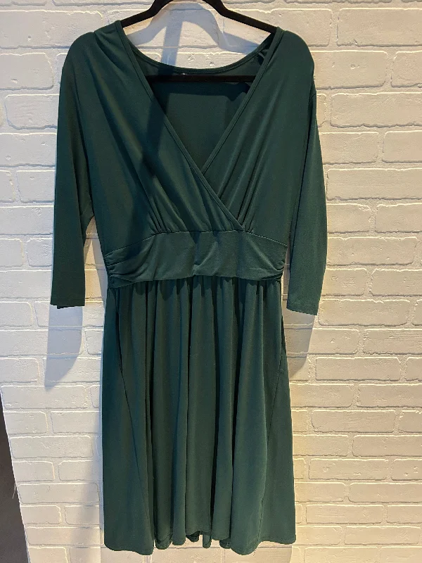 Women's One-Shoulder DressesDress Casual Maxi By Cme In Green, Size: Xl