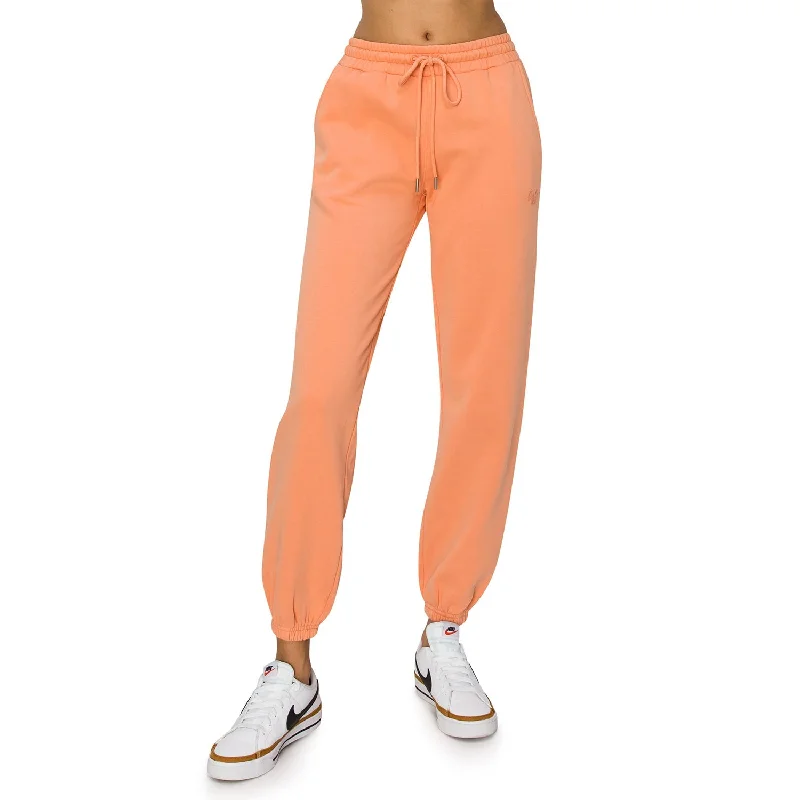 Women's Jodhpurs with Rounded CollarCloud Fleece Sweatpants - Papaya