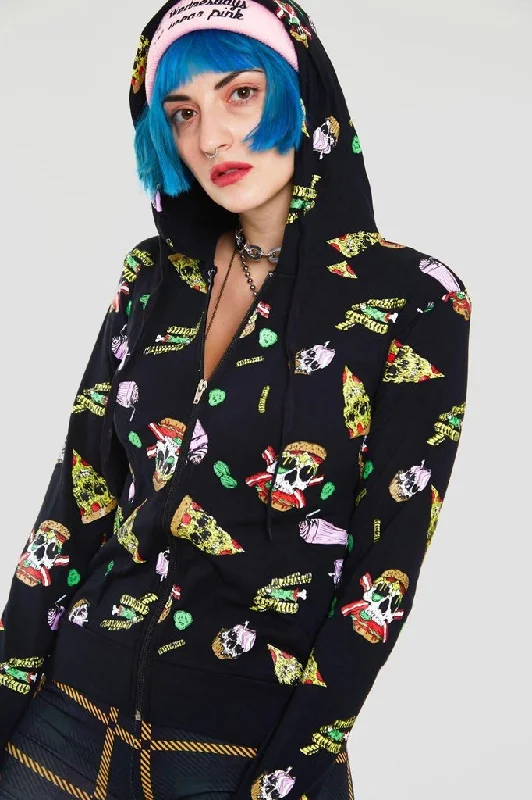 Women's Hooded Sweatshirts with Quick-Dry FabricTwisted Fast Food Hoodie