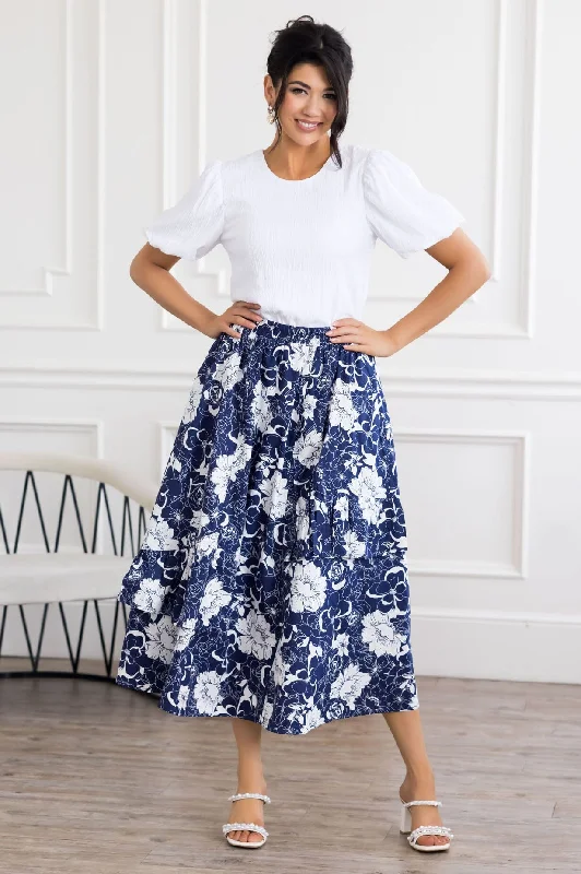 Women's Midi SkirtsFlower Fields Maxi Skirt