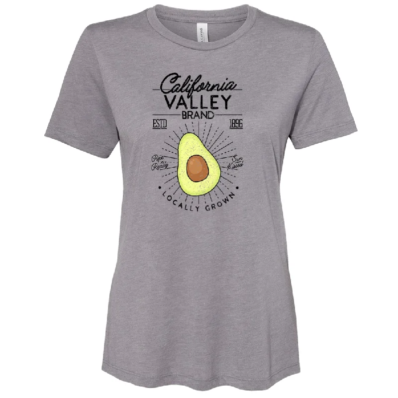 Women's Hooded Sweatshirts with Tweed LiningCalifornia Grown Avocado Women's Relaxed Jersey Tee