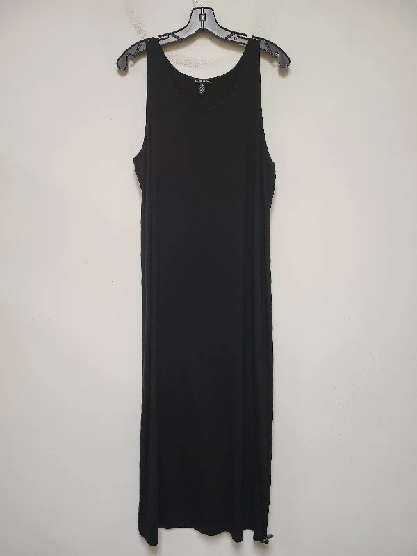 Women's Shawl Collar DressesDress Casual Maxi By Eileen Fisher In Black, Size: Xl