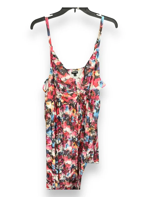 Women's U-Back DressesDress Casual Maxi By Torrid In Floral Print, Size: 3x