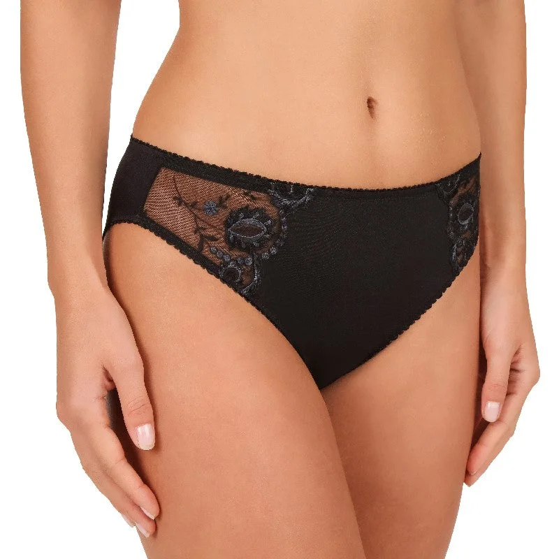 cotton-blend briefs with a built-in bra and moisture-wicking fabric for added support and comfortProvence mini brief 0081005 004 Black