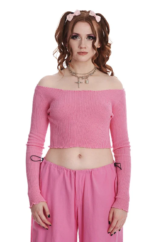 Women's Hooded Sweatshirts with DrawstringsSally Knitted Jumper