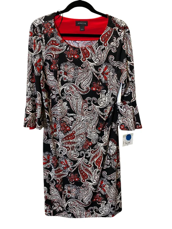 Women's Shirt Collar DressesDress Casual Maxi By Liz Claiborne In Paisley Print, Size: 14