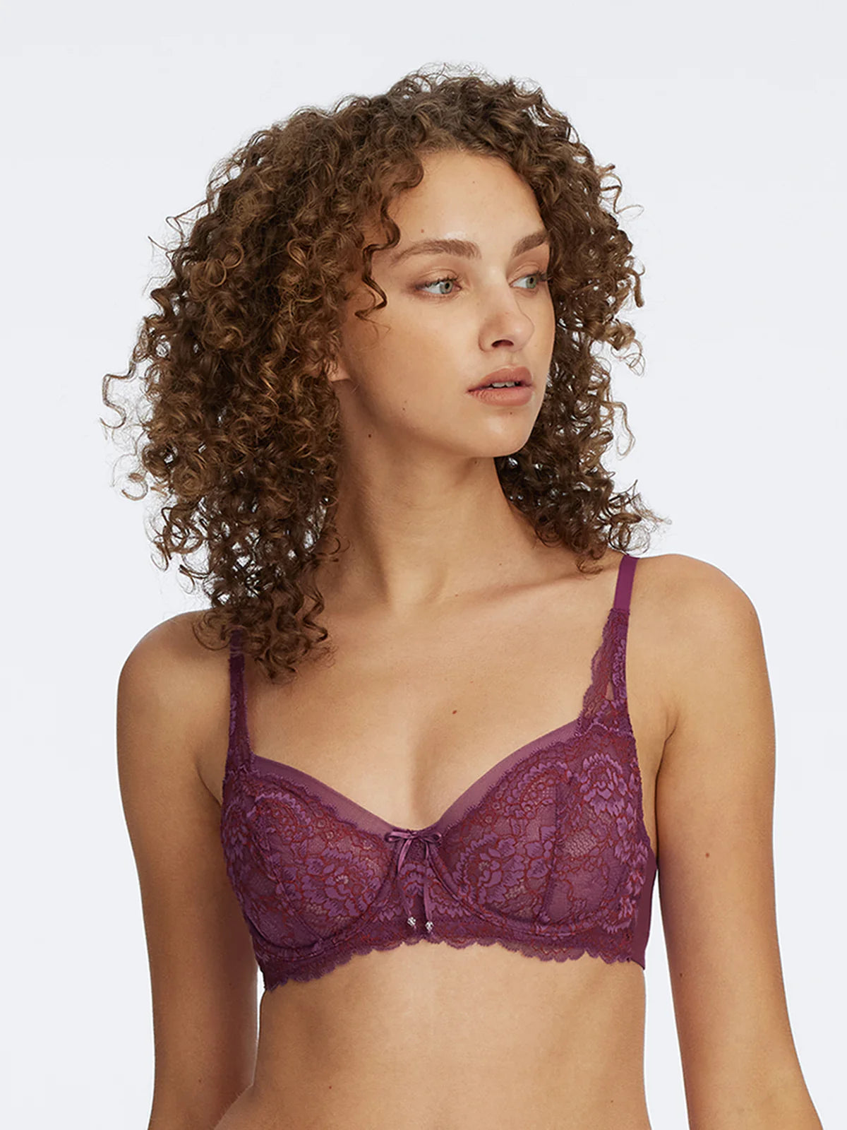 convertible bra with multiple wear optionsMinx Lace Balconette Bra