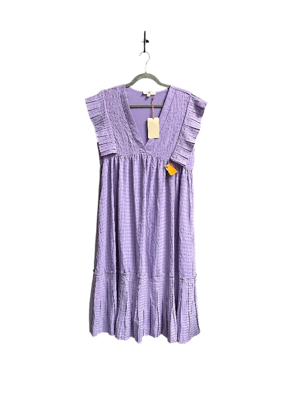 Women's Low-Neck DressesDress Casual Maxi By Entro In Purple, Size: M