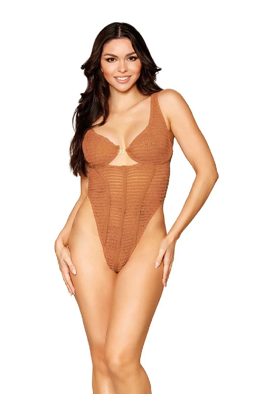 lightweight shapewear for warm weatherNovelty stretch knit sleepwear teddy