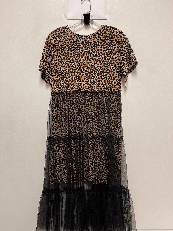 Women's U-Shaped Collar DressesDress Casual Maxi By Hayden La In Animal Print, Size: S