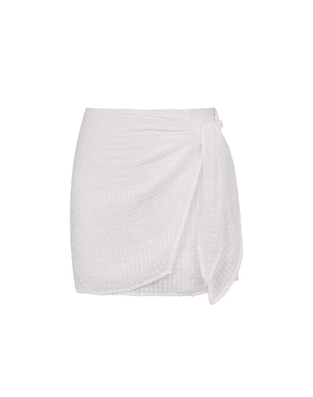 Women's Breathable SkirtsKim Mini Skirt - Off White