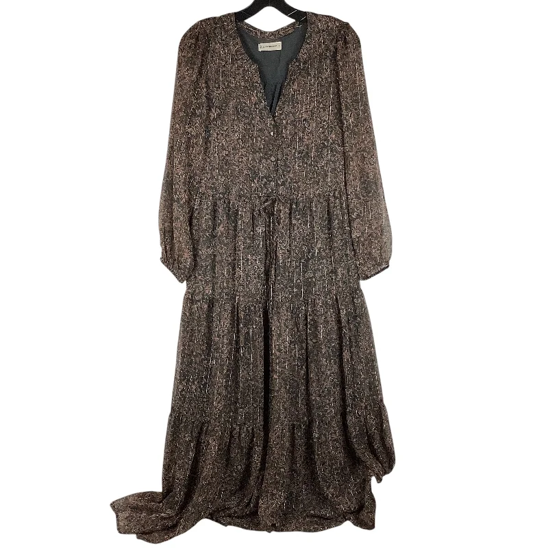 Women's Halter DressesDress Casual Maxi By Lucky Brand In Brown, Size: S