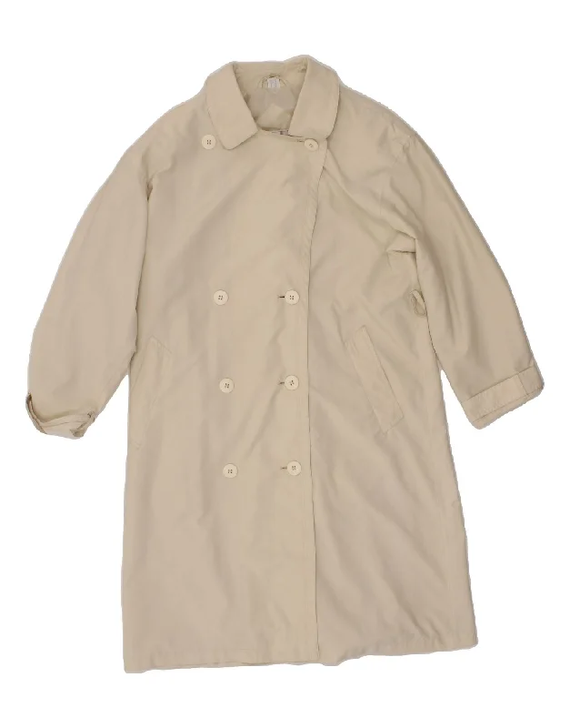 Women's Wool CoatsFOUR SEASONS Womens Trench Coat UK 10 Small Beige Cotton