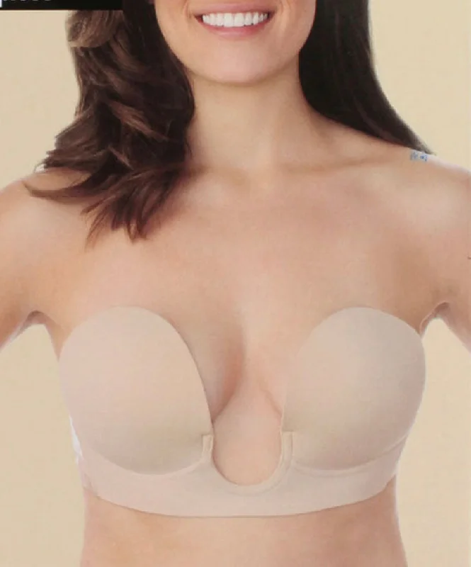 wireless mastectomy bra with soft cupsNude Strapless Backless Bra