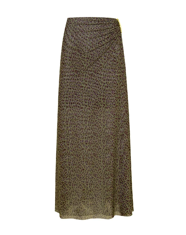 Women's Contemporary SkirtsAmira Detail Long Skirt - Rosewood