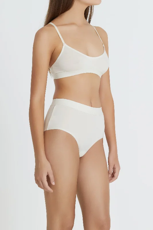 seamless bra with mesh lining for breathabilityHIGH WAISTED