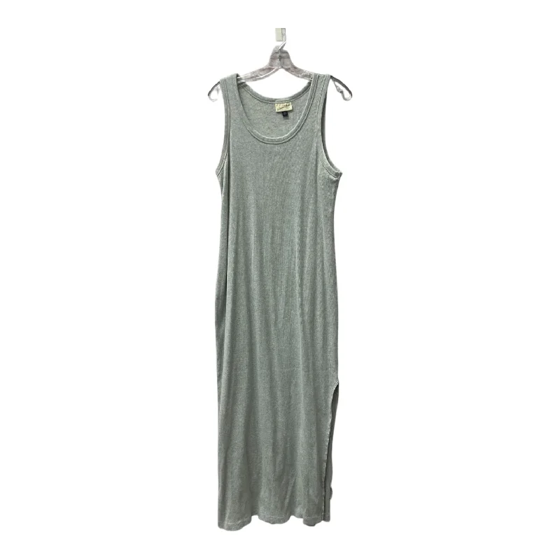 Women's Mandarin-Neck DressesDress Casual Maxi By Universal Thread In Grey, Size:1X