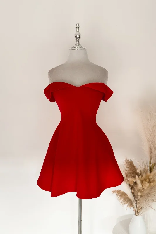 Women's Ruffled DressesBelle Mini Dress - Red