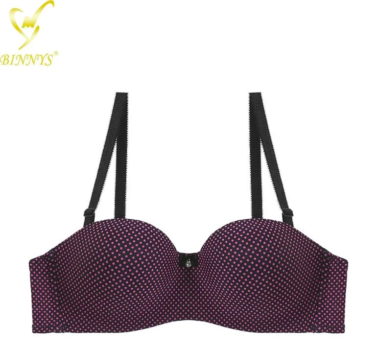 seamless bra for minimizersBannys Push Up Bra Lovely  Dot Padded  Designer Everyday Bras For Women