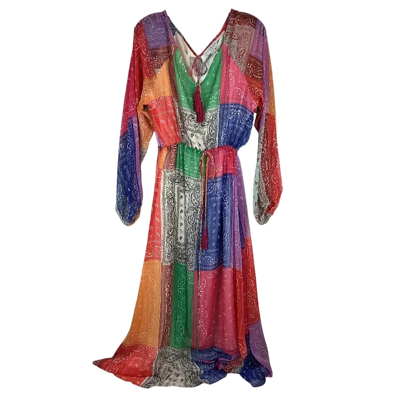 Women's Gathered DressesDress Casual Maxi By Cmc In Multi-colored, Size: 4