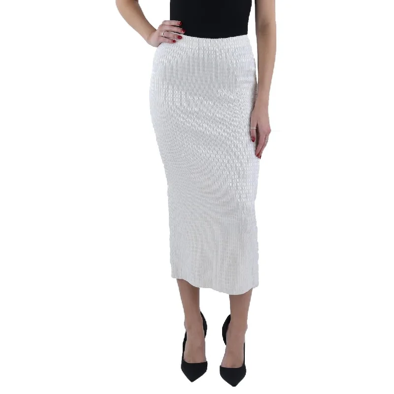 Women's Pleated SkirtsEllison Womens Beaded Midi Pencil Skirt