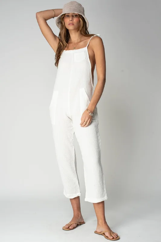 Women's Jumpsuits with High WaistSOME BEACHY OVERALLS