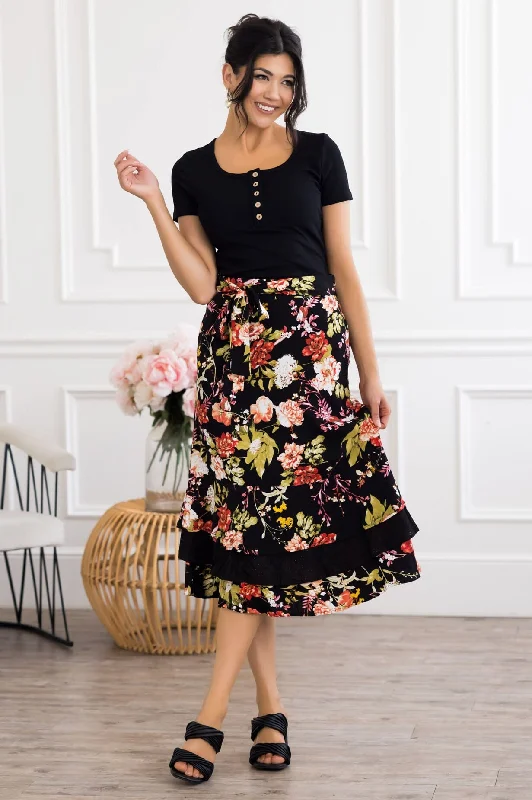 Women's High-Waisted SkirtsDreaming Of You Floral Skirt