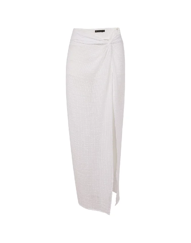 Women's Soft SkirtsEug Midi Skirt - Off White