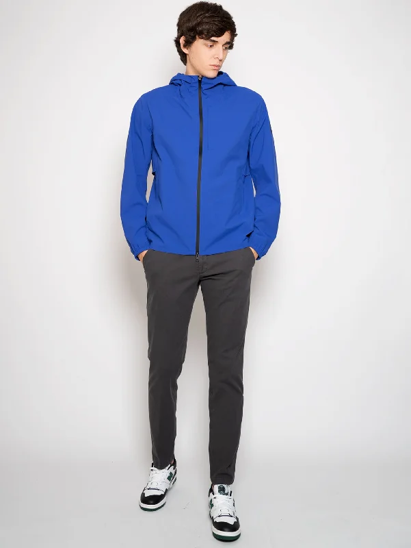 Women's Zip-Up CoatsGiacca Traspirante ed Impermeabile Blu