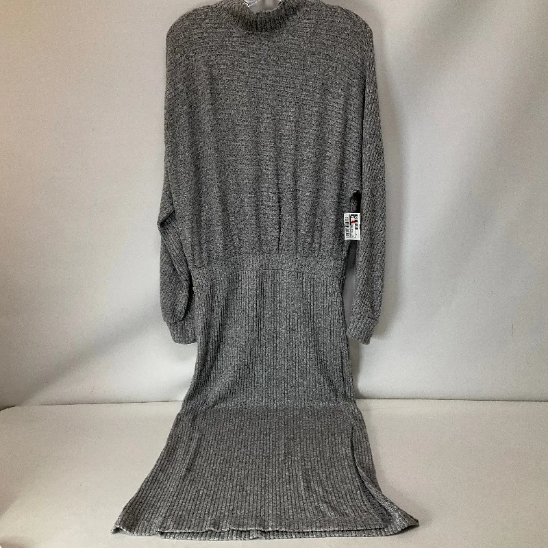 Women's Boat Collar DressesDress Casual Maxi By Saturday/sunday In Grey, Size: M