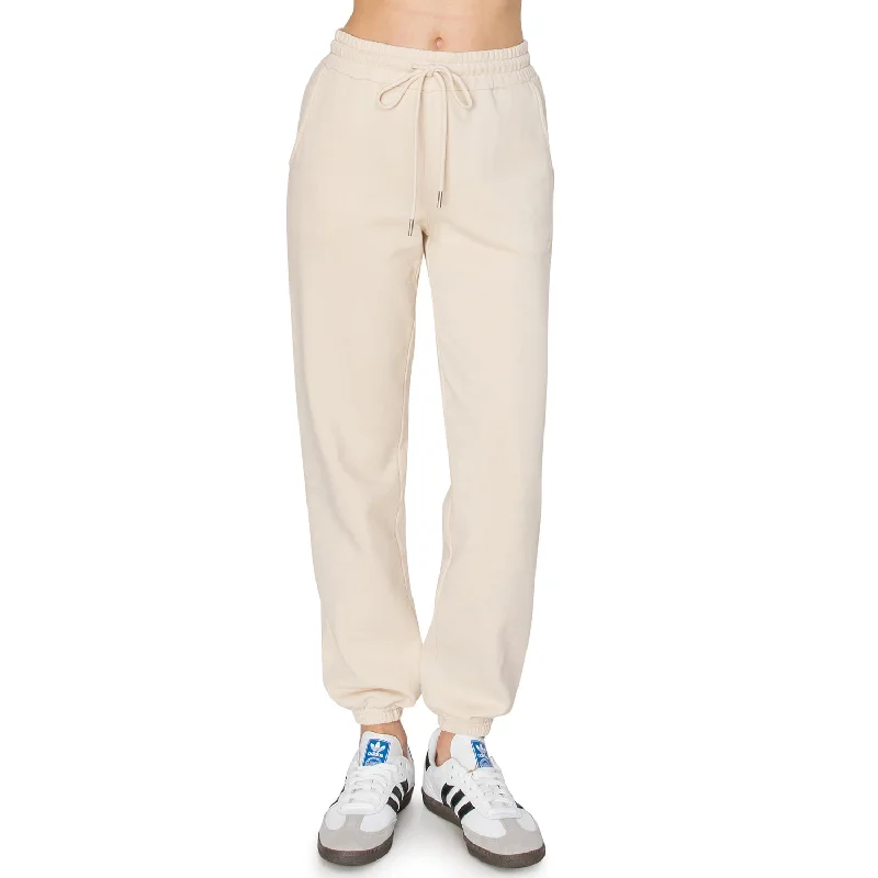 Women's Jodhpurs with Sweetheart NeckCloud Fleece Sweatpants - New Beige