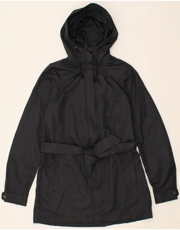 Women's Wool CoatsCOLUMBIA Womens Omni-Shield Hooded Windbreaker Coat UK 14 Medium Black