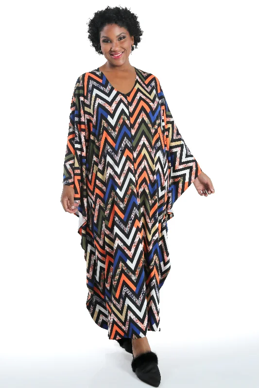 Women's Jodhpurs with Ankle LengthVikki Vi Jersey Ziggy Zip Front Caftan