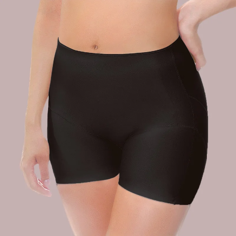 seamless panties with a concealed pocket, moisture-wicking finish, and stretchable fabric for convenience, comfort, and a smooth undergarment line.BOXER A LA CINTURA LEVANTA GLUTEOS