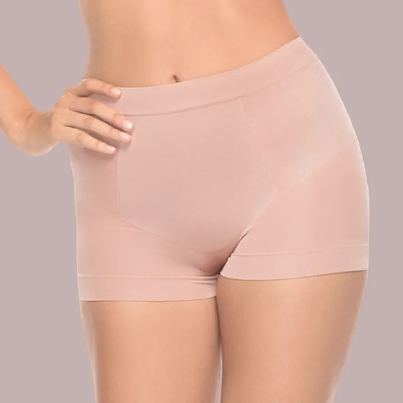 high-compression shapewear panties for a smooth silhouetteBOXER SIN COSTURAS