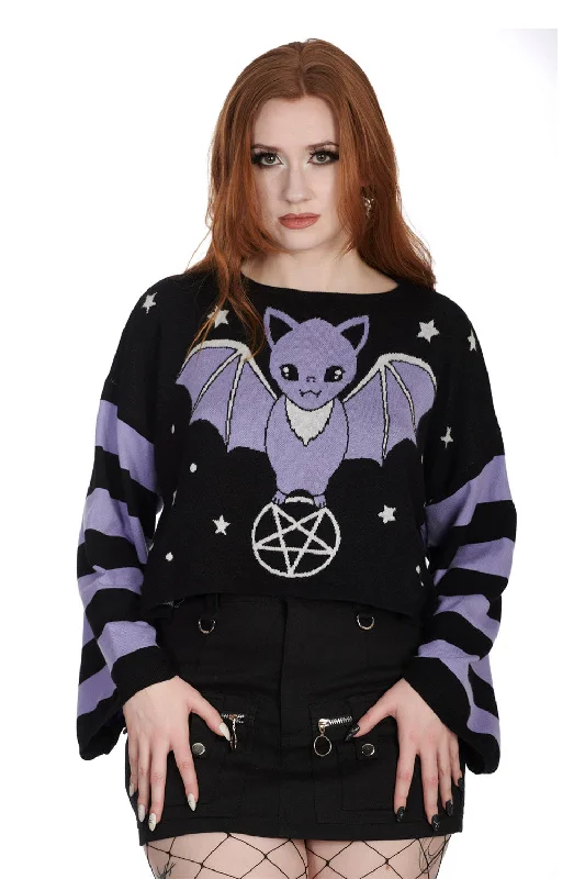 Women's Hooded Sweatshirts with Relaxed WaistKamiko Pentagram Jumper