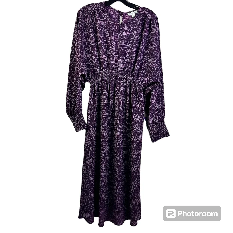 Women's Bell-Sleeve DressesPurple Dress Casual Short Prologue, Size S