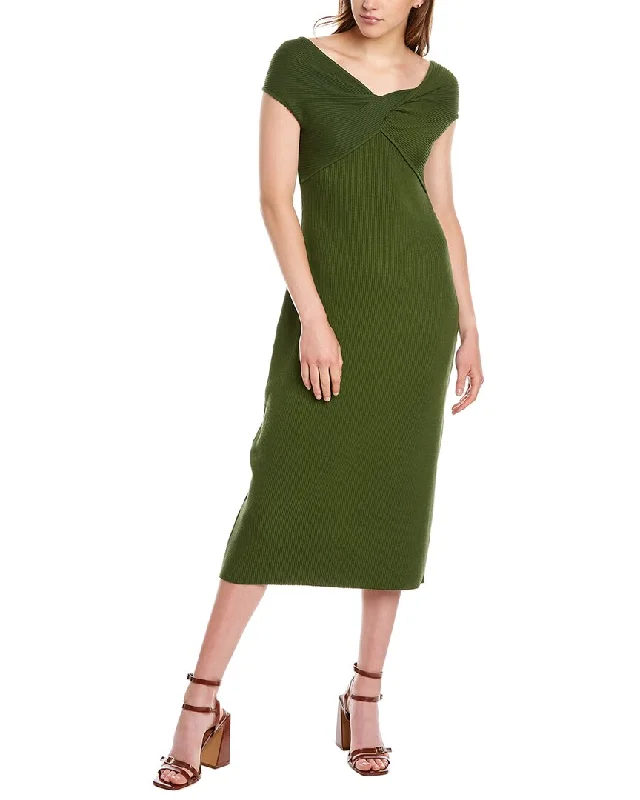 Women's Fit and Flare DressesVince Ribbed Twist Dress